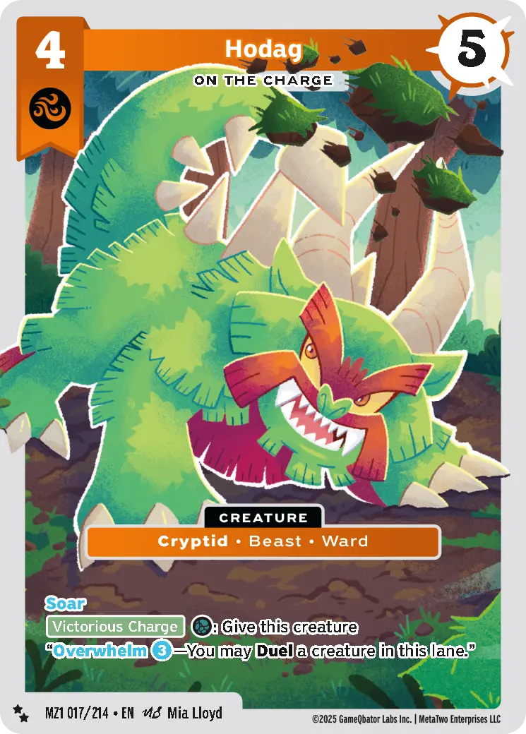 Hodag - On the Charge - MZ1-017 - MetaZoo Base Set