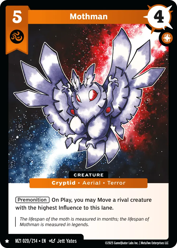 Mothman - MZ1-020 - MetaZoo Base Set