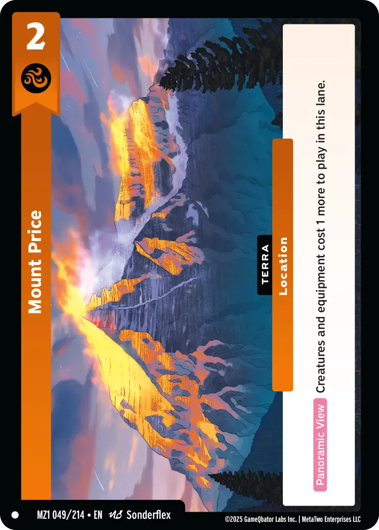 Mount Price - MZ1-049 - MetaZoo Base Set