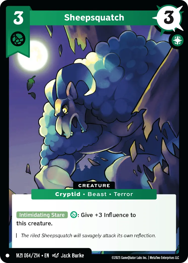 Sheepsquatch - MZ1-064 - MetaZoo Base Set