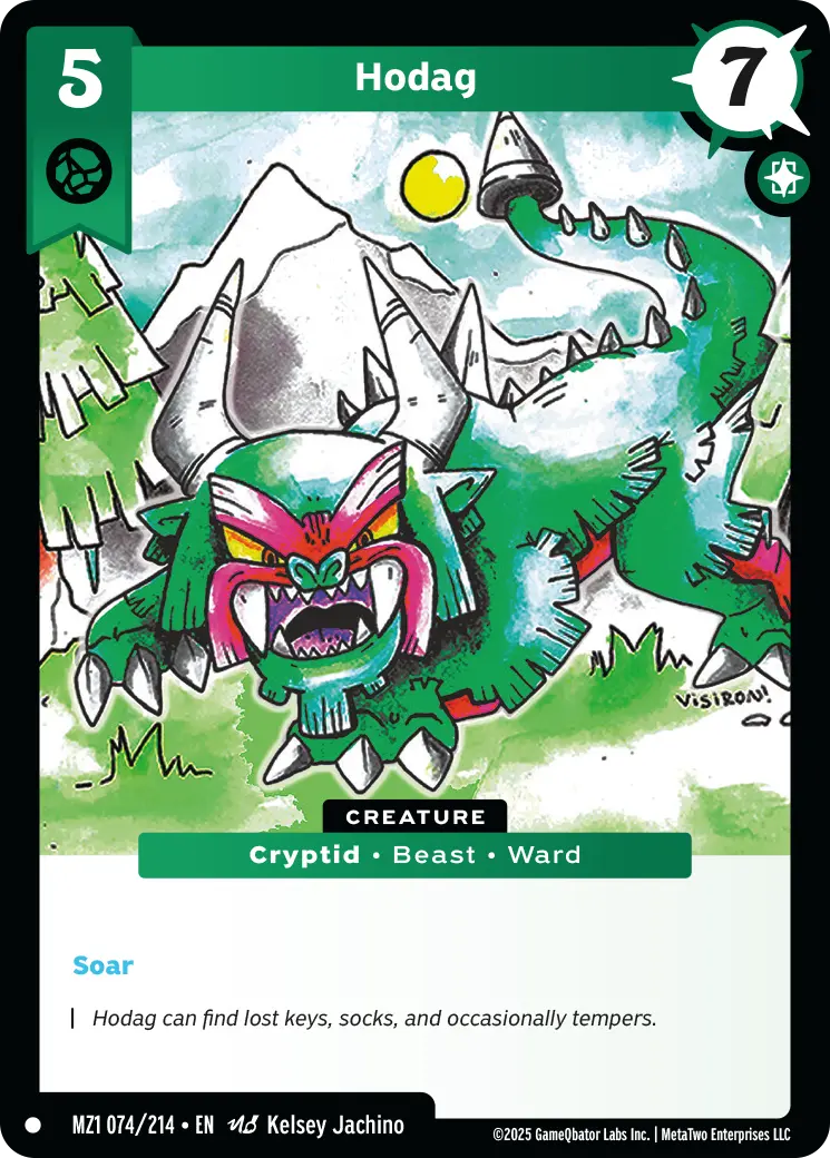 Hodag - MZ1-074 - MetaZoo Base Set