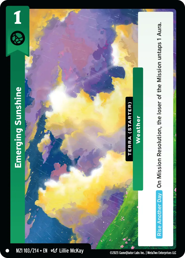Emerging Sunshine - MZ1-103 - MetaZoo Base Set