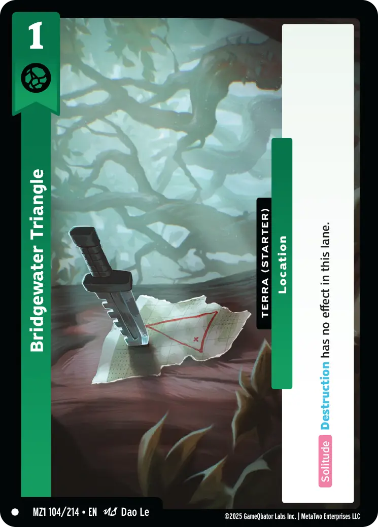 Bridgewater Triangle - MZ1-104 - MetaZoo Base Set