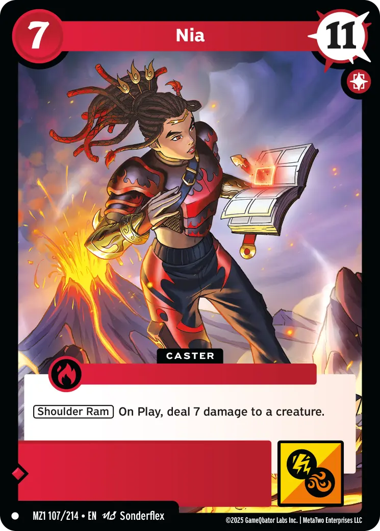 Nia - MZ1-107 - MetaZoo Base Set