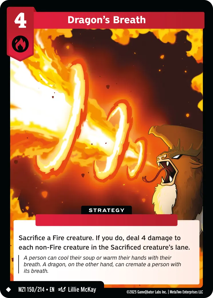 Dragon's Breath - MZ1-150 - MetaZoo Base Set