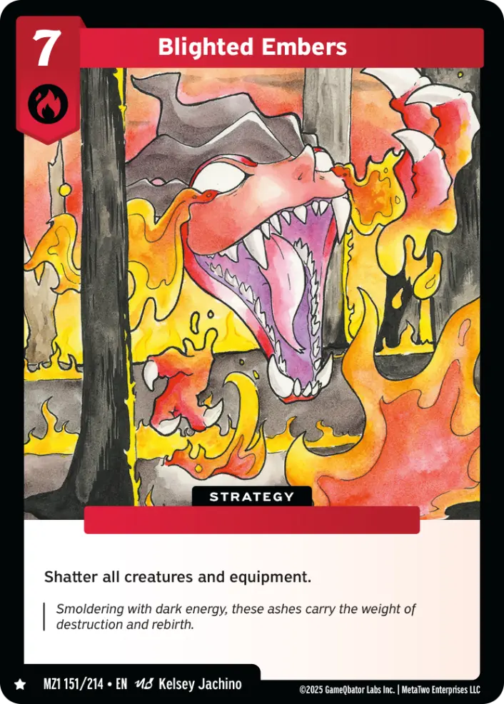 Blighted Embers - MZ1-151 - MetaZoo Base Set
