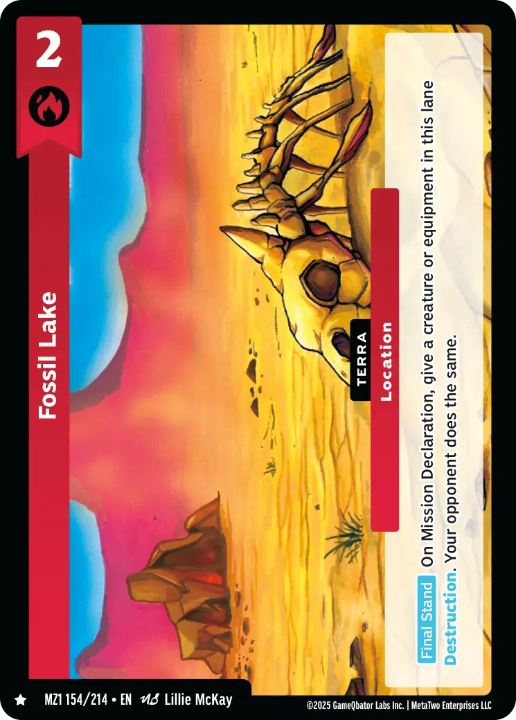 Fossil Lake - MZ1-154 - MetaZoo Base Set