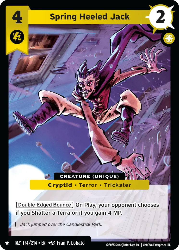 Spring Heeled Jack - MZ1-174 - MetaZoo Base Set