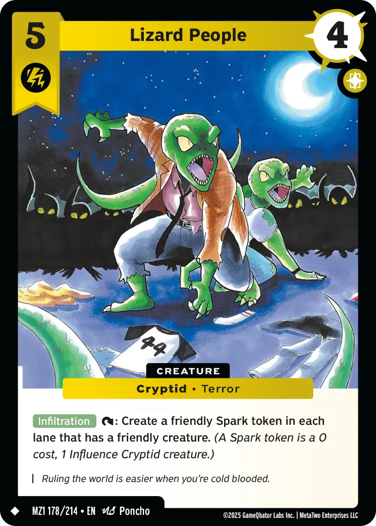Lizard People - MZ1-178 - MetaZoo Base Set