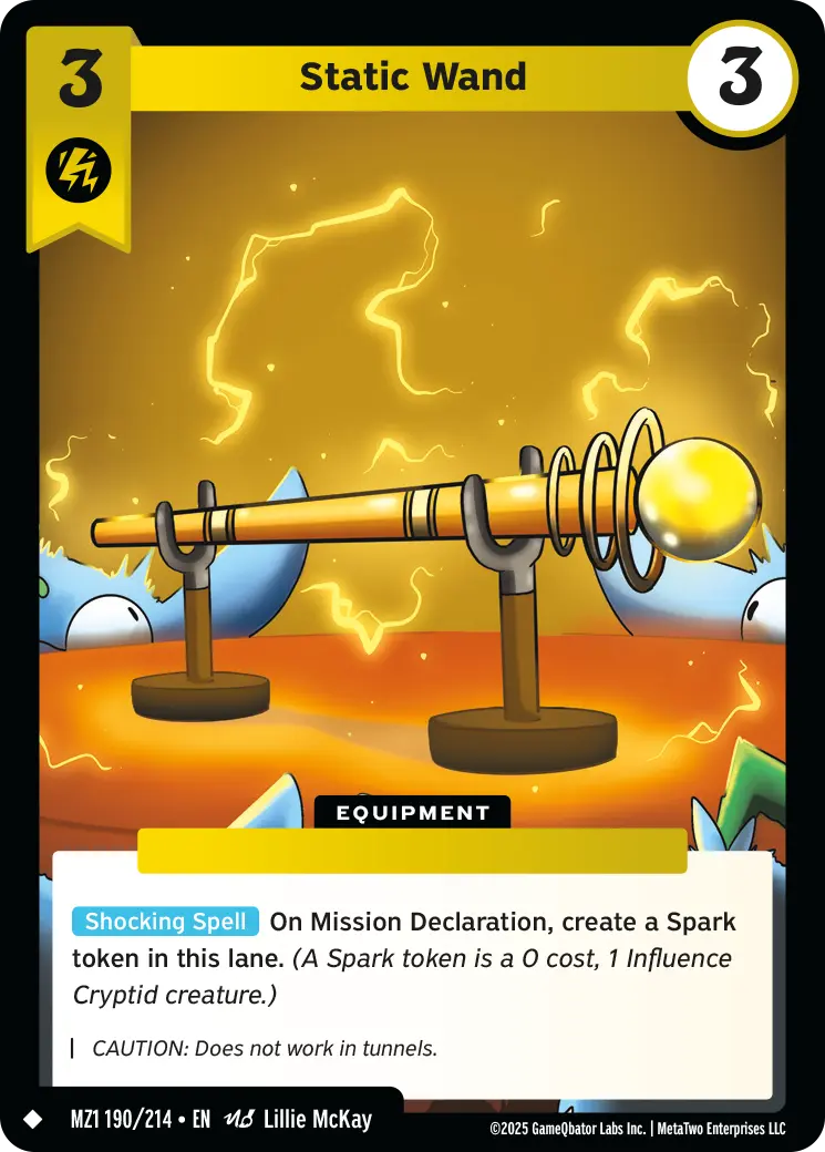 Static Wand - MZ1-190 - MetaZoo Base Set