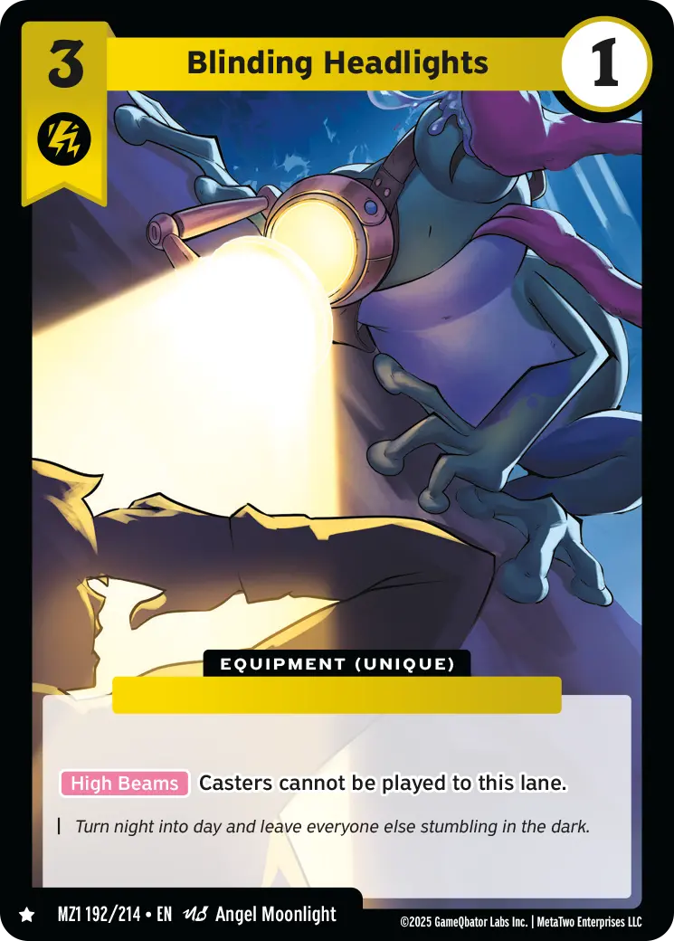 Blinding Headlights - MZ1-192 - MetaZoo Base Set