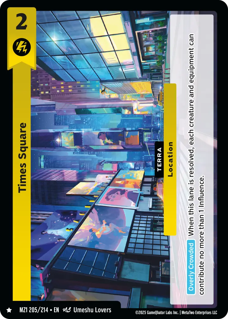 Times Square - MZ1-205 - MetaZoo Base Set