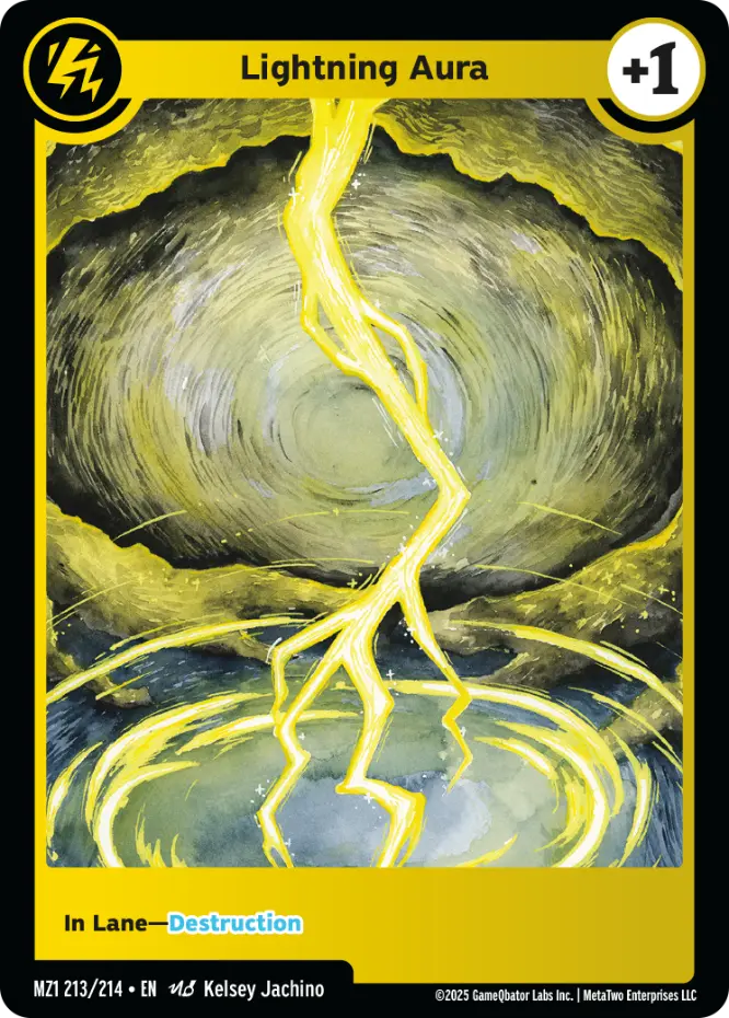 Lightning Aura - MZ1-213 - MetaZoo Base Set