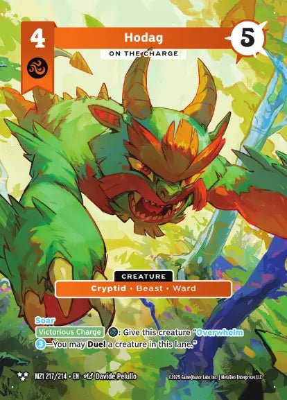 Hodag - On the Charge - MZ1-217 - MetaZoo Base Set