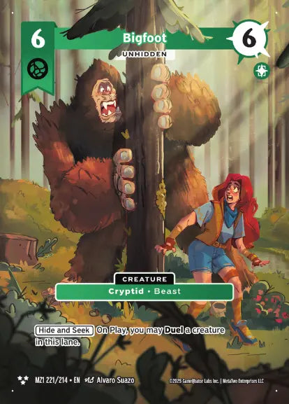 Bigfoot - Unhidden - MZ1-221 - MetaZoo Base Set