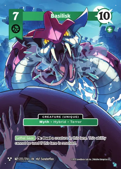 Basilisk - MZ1-222 - MetaZoo Base Set