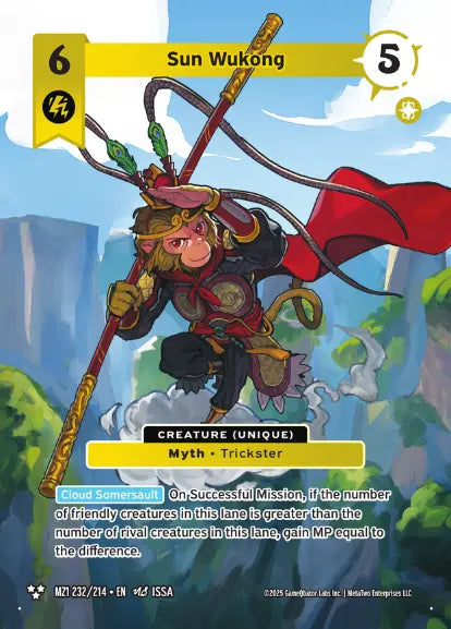 Sun Wukong - MZ1-232 - MetaZoo Base Set