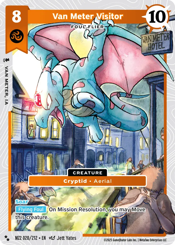 Van Meter Visitor - Foul Flier - MZ2-020 - MetaZoo Torrential Tides