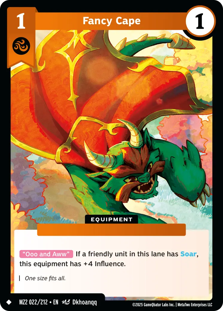 Fancy Cape - MZ2-022 - MetaZoo Torrential Tides