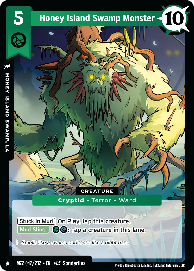 Honey Island Swamp Monster - MZ2-047 - MetaZoo Torrential Tides