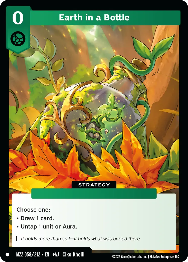 Earth in a Bottle - MZ2-058 - MetaZoo Torrential Tides