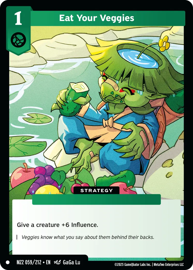 Eat Your Veggies - MZ2-059 - MetaZoo Torrential Tides
