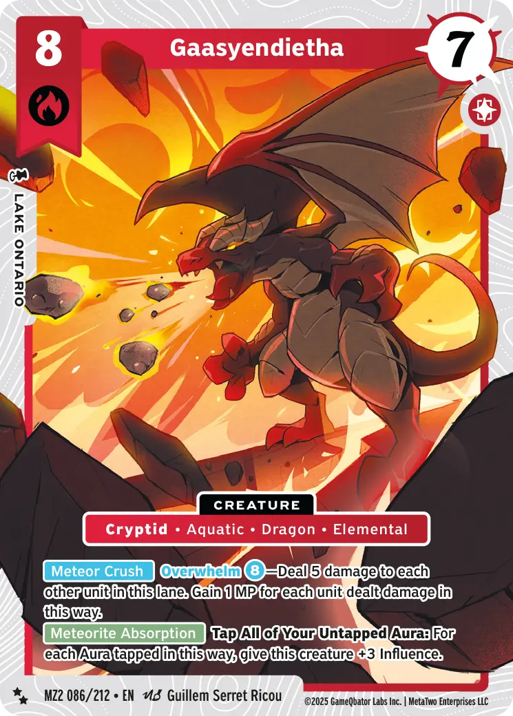 Gaasyendietha - MZ2-086 - MetaZoo Torrential Tides