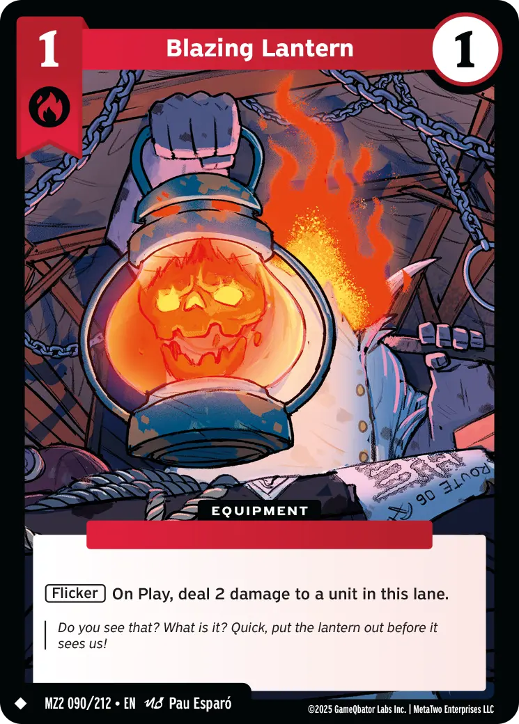 Blazing Lantern - MZ2-090 - MetaZoo Torrential Tides