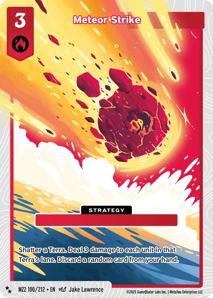 Meteor Strike - MZ2-100 - MetaZoo Torrential Tides