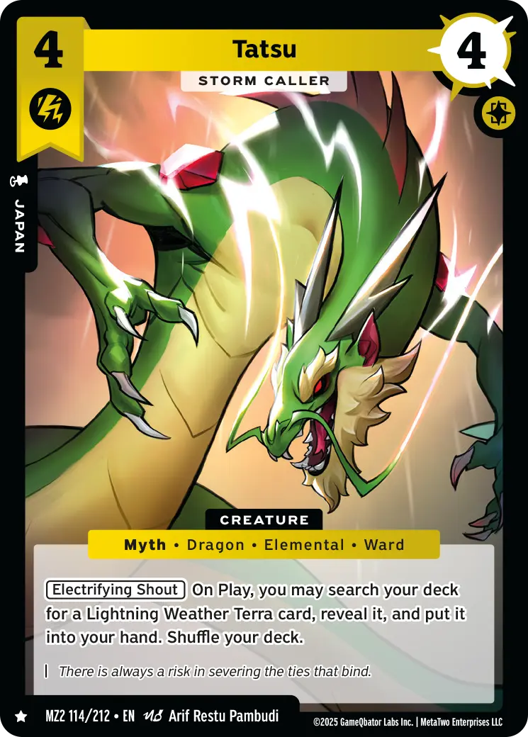Tatsu - Storm Caller - MZ2-114 - MetaZoo Torrential Tides