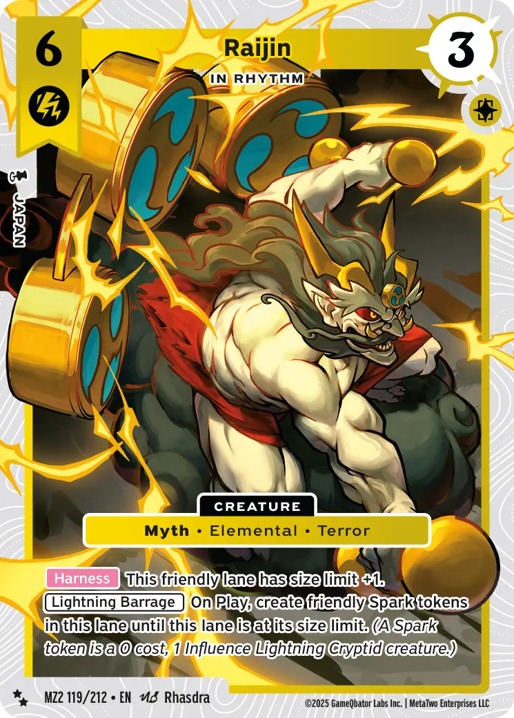 Raijin - In Rhythm - MZ2-119 - MetaZoo Torrential Tides