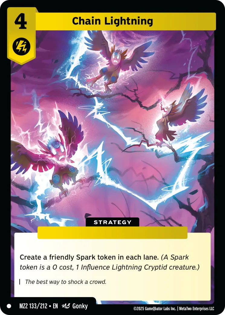 Chain Lightning - MZ2-133 - MetaZoo Torrential Tides