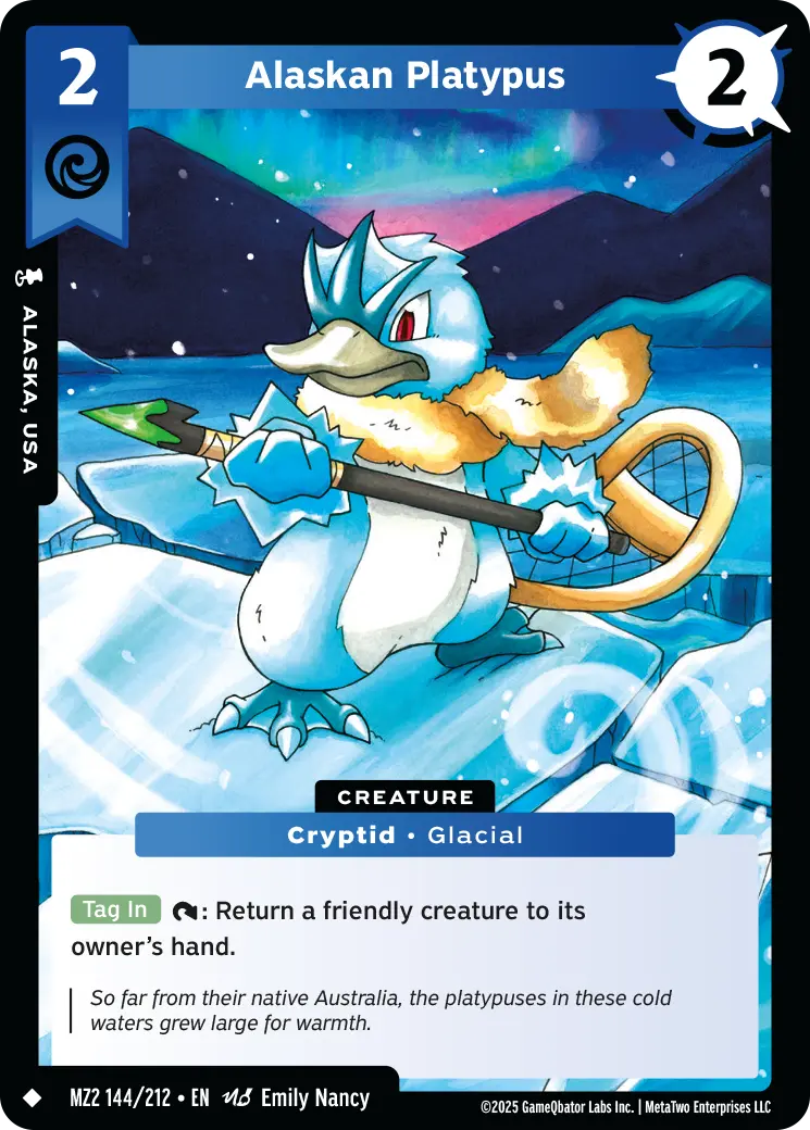 Alaskan Platypus - MZ2-144 - MetaZoo Torrential Tides