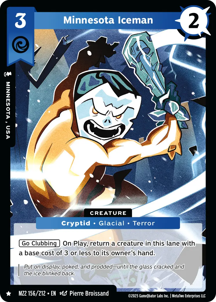 Minnesota Iceman - MZ2-156 - MetaZoo Torrential Tides