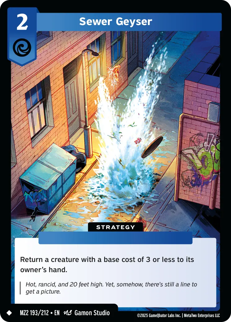 Sewer Geyser - MZ2-193 - MetaZoo Torrential Tides