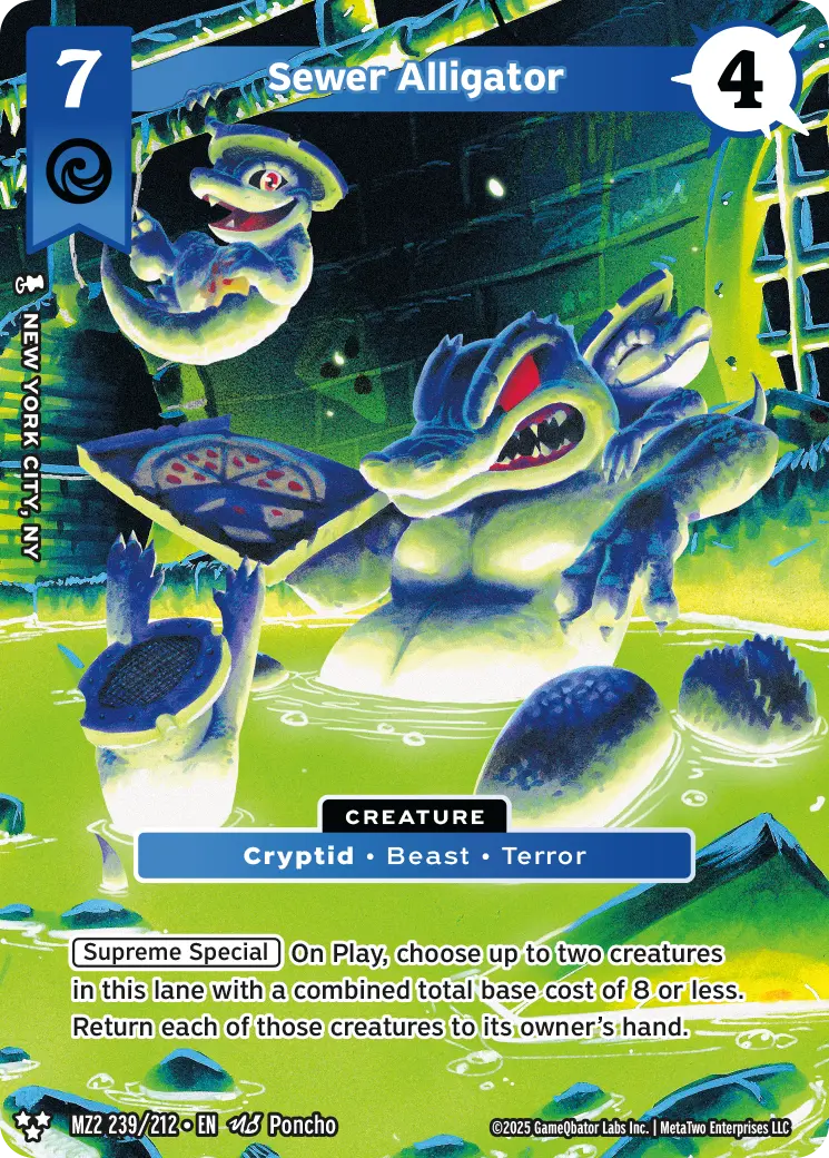 Sewer Alligator - MZ2-239 - MetaZoo Torrential Tides