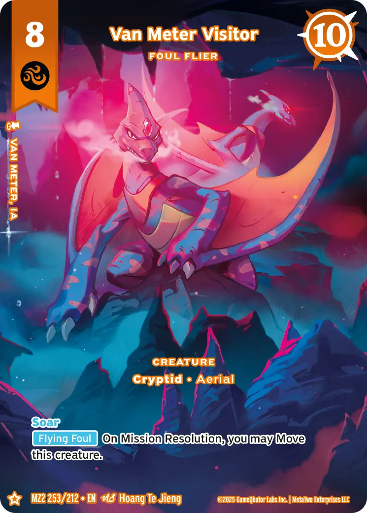 Van Meter Visitor - Foul Flier - MZ2-253 - MetaZoo Torrential Tides