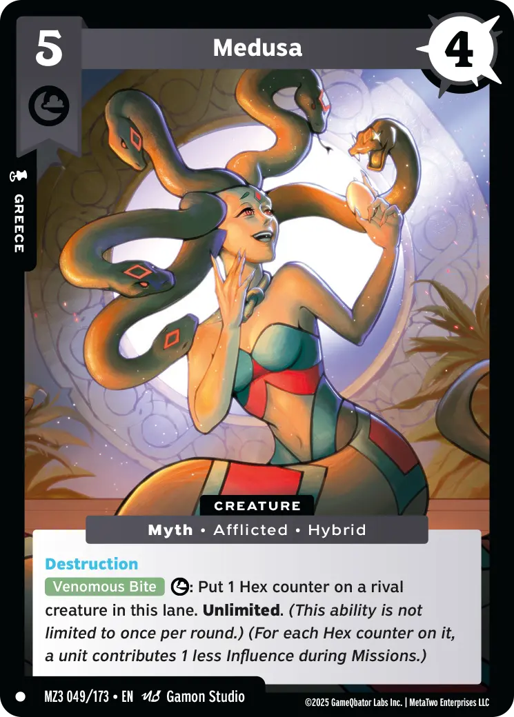 Medusa - MZ3-049 - MetaZoo Secret Shadows