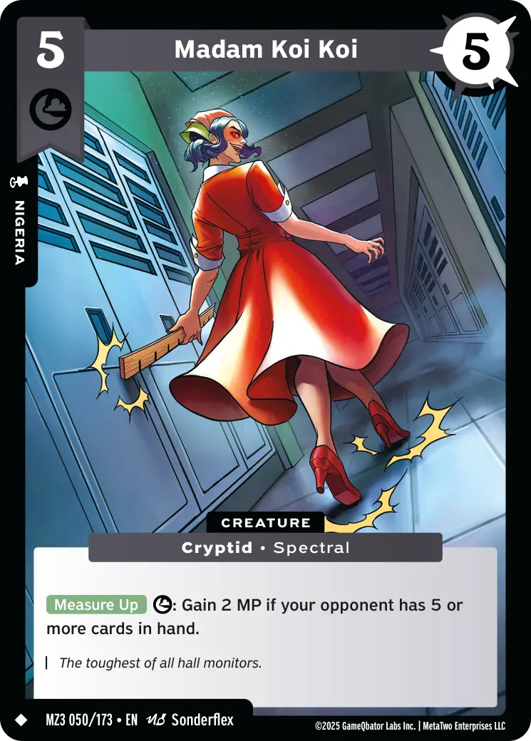Madam Koi Koi - MZ3-050 - MetaZoo Secret Shadows