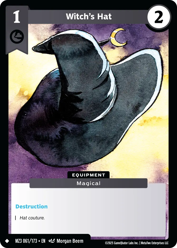 Witch's Hat - MZ3-061 - MetaZoo Secret Shadows