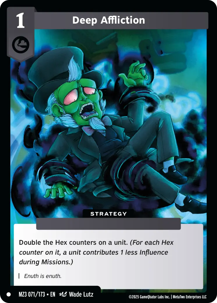 Deep Affliction - MZ3-071 - MetaZoo Secret Shadows
