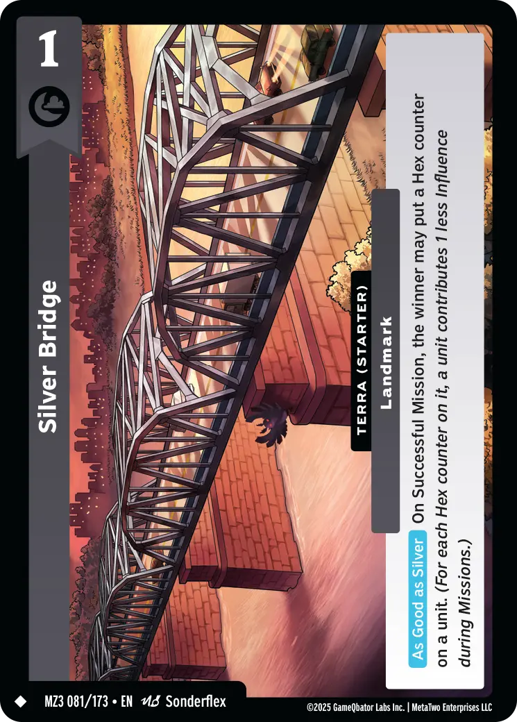 Silver Bridge - MZ3-081 - MetaZoo Secret Shadows