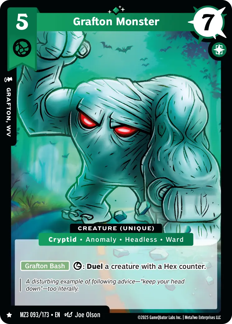Grafton Monster - MZ3-093 - MetaZoo Secret Shadows