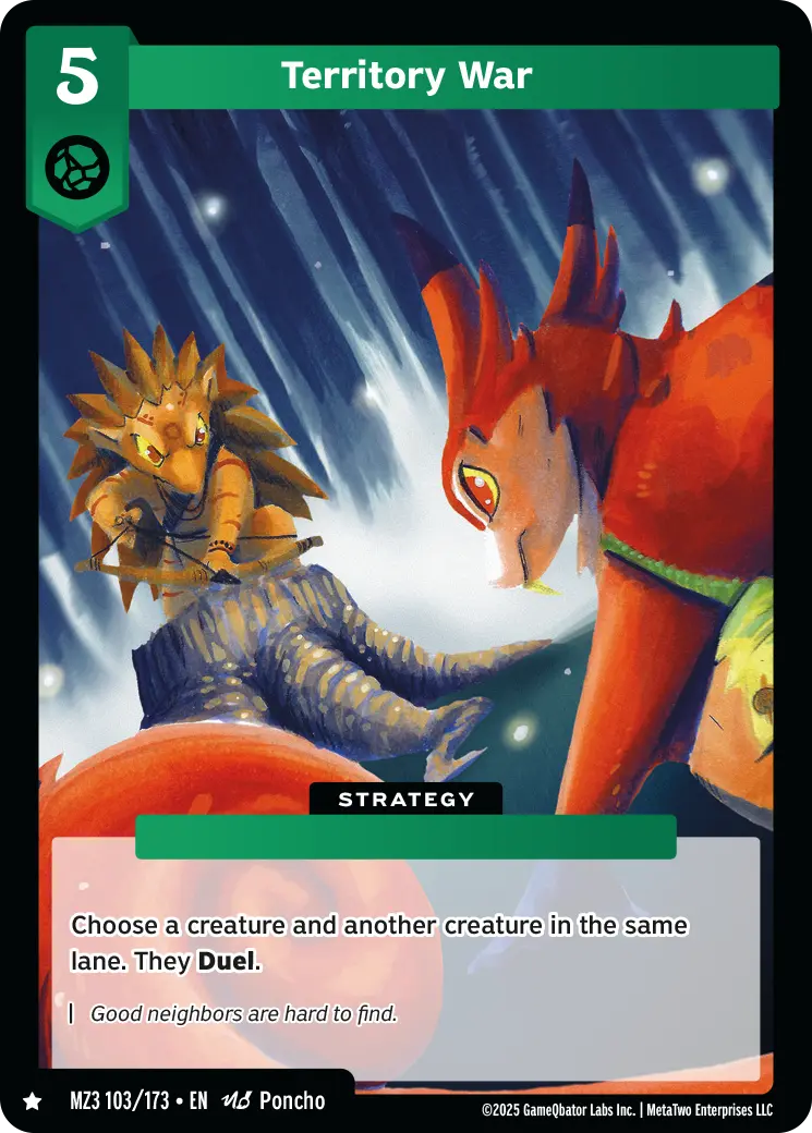 Territory War - MZ3-103 - MetaZoo Secret Shadows