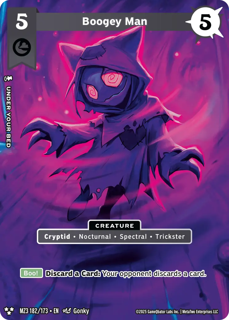 Boogey Man - MZ3-182 - MetaZoo Secret Shadows