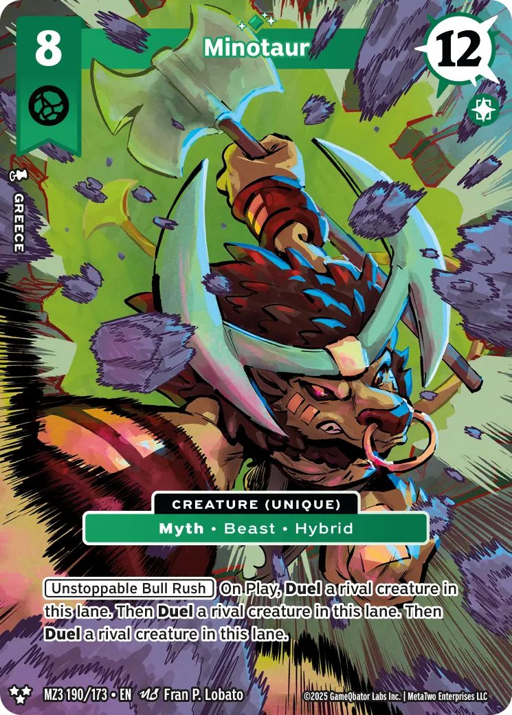 Minotaur - MZ3-190 - MetaZoo Secret Shadows