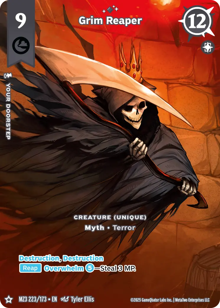 Grim Reaper - MZ3-223 - MetaZoo Secret Shadows
