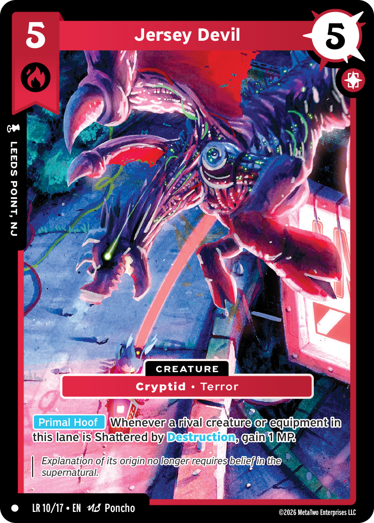 Jersey Devil - LR-010 - MetaZoo Limited Release: Escape Polybius