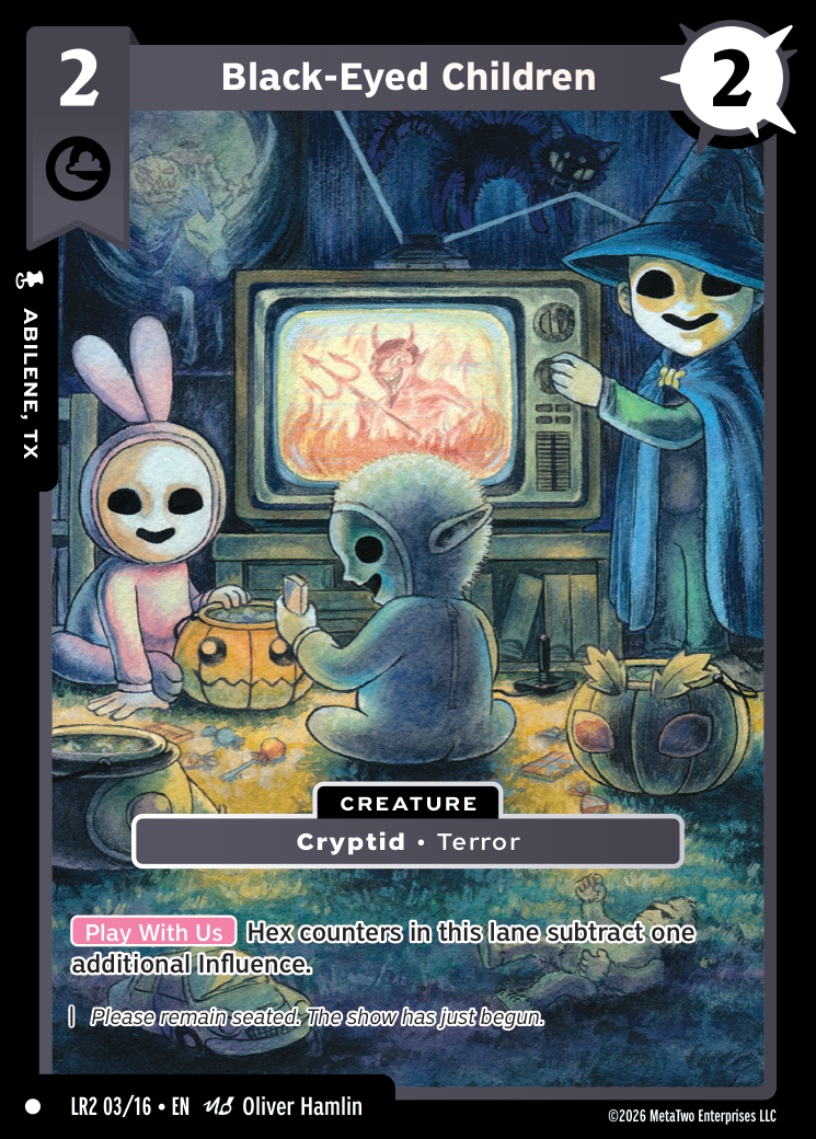 Black-Eyed Children - LR2-003 - MetaZoo Limited Release: Salem Nights