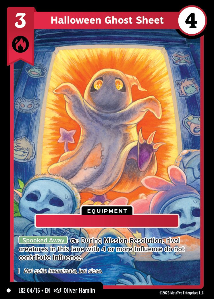Halloween Ghost Sheet - LR2-004 - MetaZoo Limited Release: Salem Nights